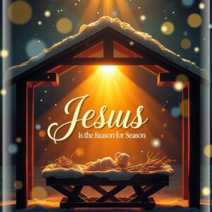 Faith-Based CHRISTmas Phone Wallpapers | 28 Christian Christmas Backgrounds | Nativity, Cross, Holy Light | 9:16 Digital Download